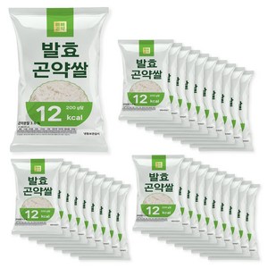 빼빼곤약 발효곤약쌀 (100g당 7kcal), 200g, 30개