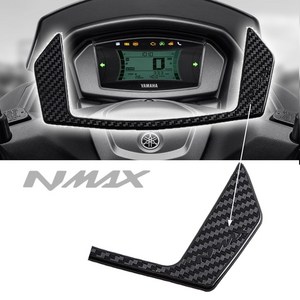 BPK NMAX 21 22 23 NMAX125 계기판 메다 스티커 카본 패드 튜닝 속도계, 1개