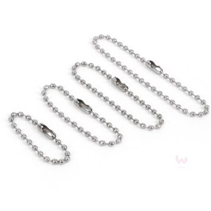 우영스타 메탈 구슬줄 해군군번줄, 8cm, 1개