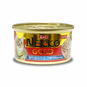 네코 NEKKO 골드 참치 닭고기 85g 12ea(소), 12개