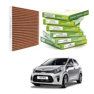 - 국산필터 모닝에어컨필터 PM2.5프리미엄 순정호환, K02(뉴모닝SA), 1개