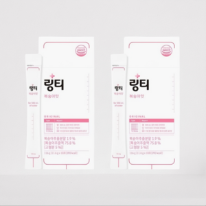 링티 복숭아맛, 116g, 2개