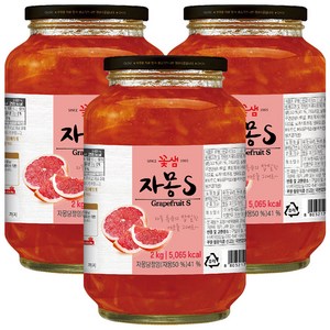 꽃샘 자몽차 S, 2kg, 1개입, 3개