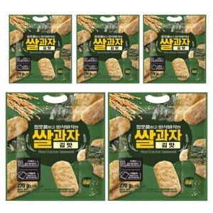 쌀과자 김맛, 270g, 5개, 270g