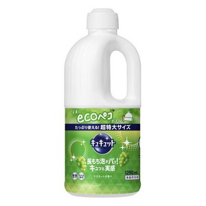 큐큣토 주방세제 거품이 팍 오렌지향 리필용 1250ml, 1개, 오렌지, 1.25L