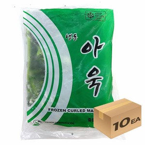 1박스) 냉동야채 아욱 1kg x 10개입, 10개