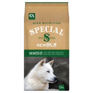 CA뉴진도견 15kg 진돗개사료, 1개, 닭