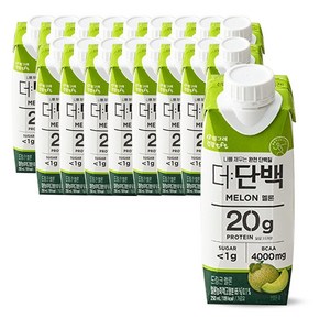 빙그레 더단백 드링크 멜론, 250ml, 18개