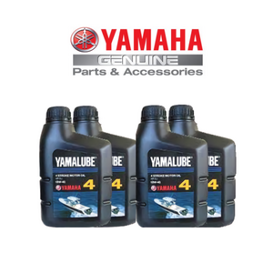 야마하 정품 1리터 1박스(1리터 x 24통) 4사이클 선외기 제트스키 엔진오일 10W-40, 24개