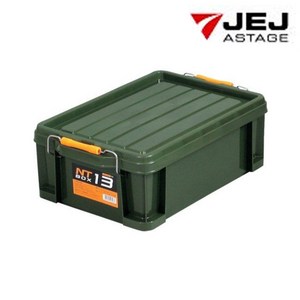 아스테이지 NT-13 수납형 공구박스 13L 카키 보관함, 1개