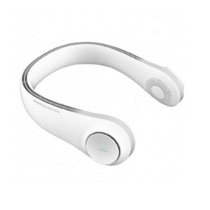 휴대용 넥밴드 선풍기, 화이트