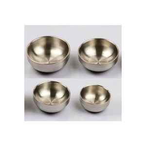 스텐 27종 다단식 이중 대접 국그릇 면그릇 칼국수 비빔밥 그릇, 다단식 이중 대접 100(소), 1개