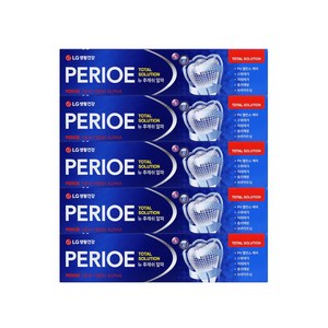 페리오 뉴 후레쉬 알파 치약, 170g, 5개