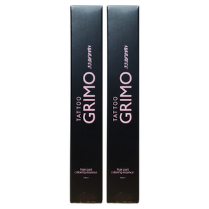 [엔핑] 타투그리모 컬러링 에센스 정수리 타투 영양제 20미리 (흑색 / 진갈색), 흑색, 2개, 20ml