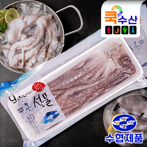 쿡수산 국내산 손질 냉동 낙지(3미) 400g 이상 신선 통낙지 수협제품, 500g(2미), 1개