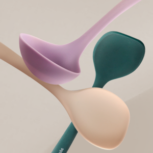 쁘띠누베 프리미엄 실리콘 이유식 조리도구 3종 (3color) 택 1, 1개, 루나퍼플(국자)