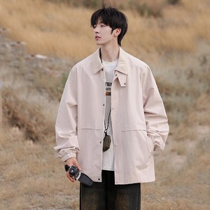 YIYFU 봄자켓 데일리 코트 캐주얼 바람막이 무지 코트 아웃도어 스포츠 등산 점퍼