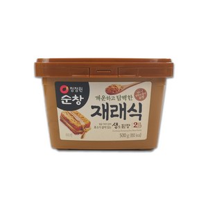 청정원순창 재래식 생된장, 500g, 1개