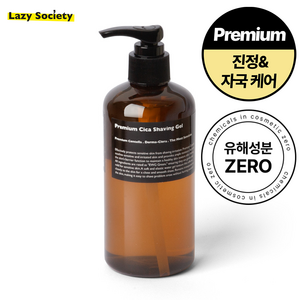 레이지소사이어티 프리미엄 시카 쉐이빙 젤, 1개, 300ml