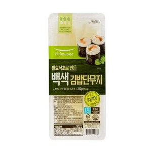 풀무원 백색 김밥단무지, 6개, 310g