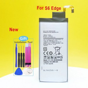 EB-BG925ABE EB-BG925ABA 배터리 호환 삼성 갤럭시 S6 엣지 G9250 G925 G925F G925S/V/A 휴대폰 핸드폰 교체, [02] EB-BG925ABE, 한개옵션0