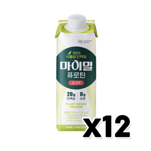 마이밀 퓨로틴 초코맛 식물성단백질음료 250ml 24개, 12개