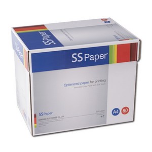 삼성 SS페이퍼 A4용지 80g 1박스(2500매) SSpaper, A4, 2500매