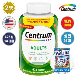 센트룸 어덜트 멀티비타민 타블렛, 2개, 425개입