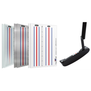 골프 퍼터 스티커 트리플 볼 삼선 에벌루션, 은색 스티커 6장, 1개, 은색 스티커 6장