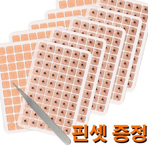 귀 지압 패치 이혈침 아침붓기 숙취 건강 다이어트 1세트 600매+핀셋 DO, 베이지, 4개