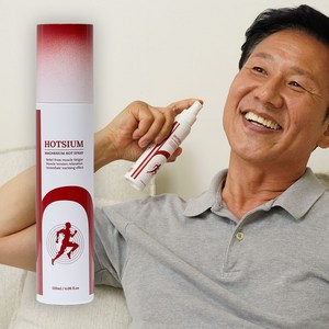 핫슘 뿌리는 마그네슘 핫 스포츠 마사지 스프레이 120ml, 1개