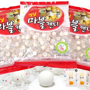 옛날사탕 돌사탕 마블캔디(350g) x 3봉(+밀크츄2개 포함), 350g, 3개