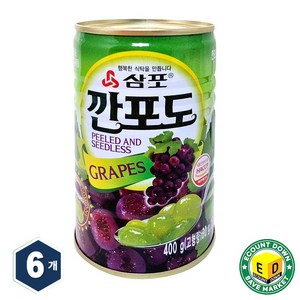 삼포 깐포도, 400g, 6개