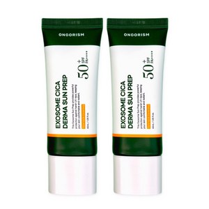 온고리즘 엑소좀 시카 더마 썬 프렙 파데프리 수분 톤업 선크림, 2개, 40ml