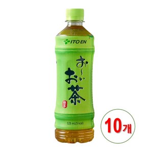 이토엔 오이오차 녹차, 525ml, 10개