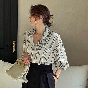 [난닝구]차카브 스트라이프박시셔츠