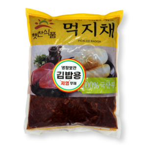 햇찬식품 무먹지채 4kg/김밥용/업소용, 1개, 4kg