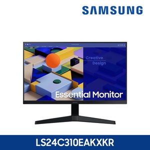 삼성전자 60.4cm FHD LED 광시야각 슬림베젤 컴퓨터 모니터, LS24R35AFHKXKR