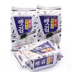 광천어머니김 식탁김 15g X 20봉 전장김 도식락김 돌자반 김밥김 김자반, 20개