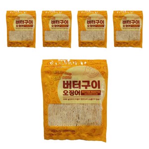 버터구이 오징어, 80g, 5개