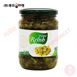 푸드올마켓_ 센 피클 렐리쉬(병) 340g, 1개