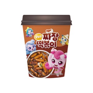 캐치티니핑 달달한 짜장떡볶이 즉석용기컵 120g x 8개