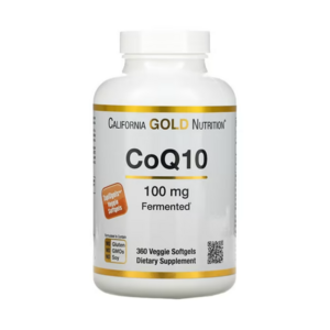 Califonia Gold Nutition CoQ10 100mg 베지 소프트젤 360정, 1개