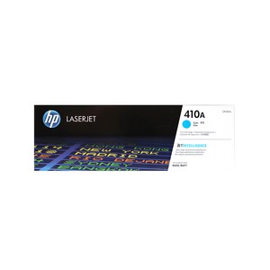 HP 410A 정품토너 CF410A(검정) CF411A(파랑) CF412A(노랑) CF413A(빨강) M452DN M477fDW M377DW, 파랑, 1개