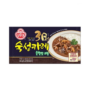 오뚜기 3일 숙성카레 순한맛 고형, 200g, 1개