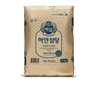 백설 하얀설탕, 15개, 15kg