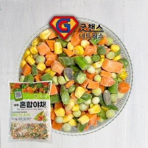 [굿챈스]냉동혼합야채 4종, 1kg, 1개