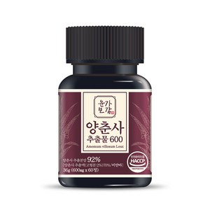 윤가보감 양춘사 추출물 600mg 바나바잎 사인 축사씨, 1개, 60정