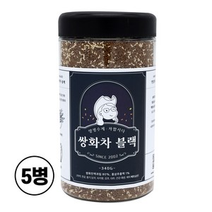 차합시다 쌍화차 홍삼 블랙, 340g, 1개입, 5개