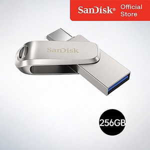 샌디스크 공식인증제품 USB 메모리 Ulta Dual Dive Luxe 울트라 듀얼 드라이브 럭스 Type-C OTG USB 3.1 SDDDC4 256GB